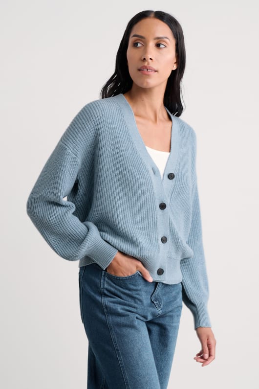 winding creek bio-baumwolle stricken strickjacke