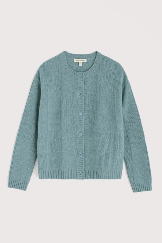 coweth geknöpfte strickjacke