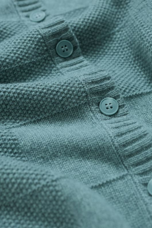 coweth geknöpfte strickjacke