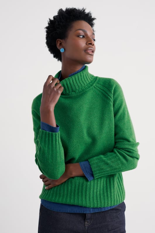 basset cove jumper gemacht mit merino wolle