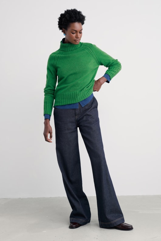 basset cove jumper gemacht mit merino wolle