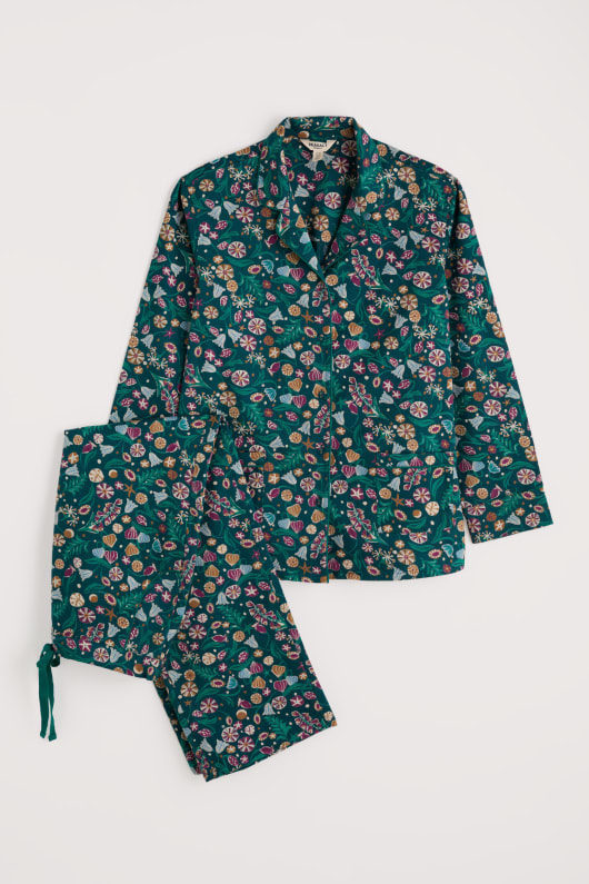 einfache sterne flanell-pyjama