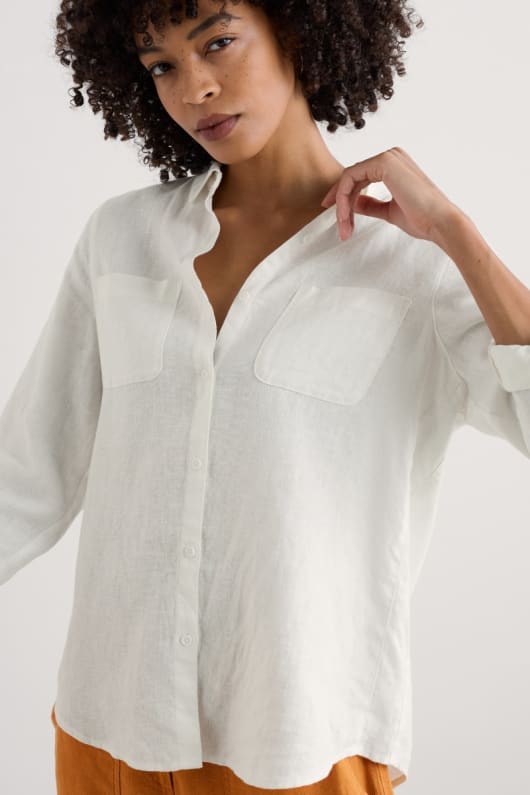 hazel branch-leinen-shirt