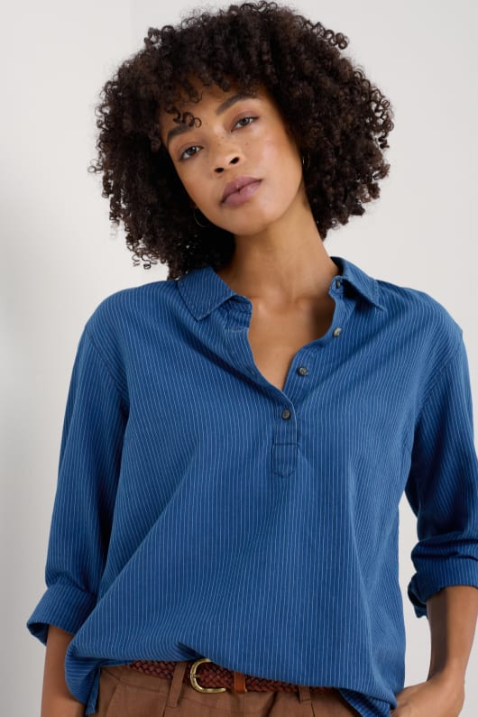 st keverne yarn-dyed shirt