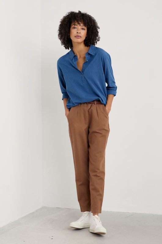 st keverne yarn-dyed shirt