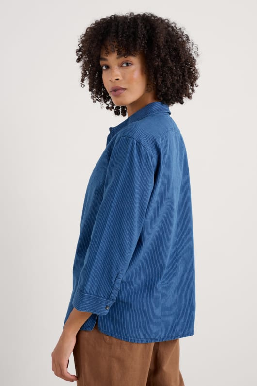 st keverne yarn-dyed shirt