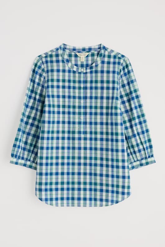 rose garden check shirt in gots-zertifizierte bio-baumwolle