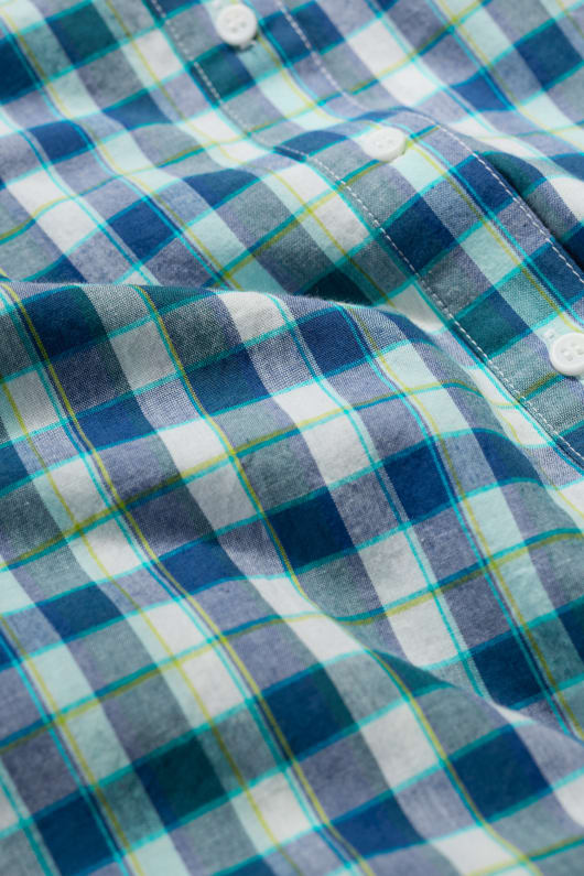 rose garden check shirt in gots-zertifizierte bio-baumwolle
