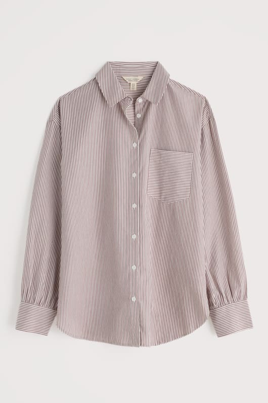 sea path oversized poplin shirt