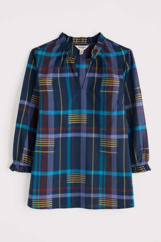 aggie notch neck top