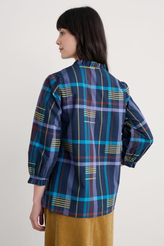 aggie notch neck top