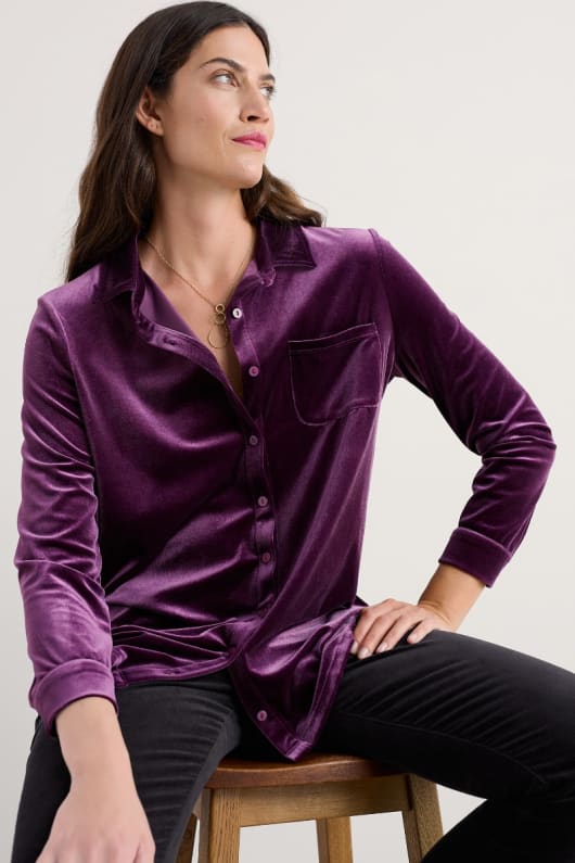 elm tree velvet shirt
