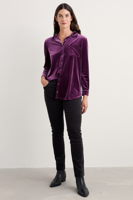 elm tree velvet shirt