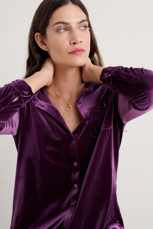 elm tree velvet shirt