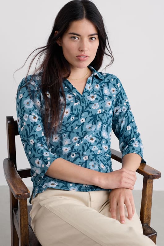 wavecrest-shirt in organic cotton jersey