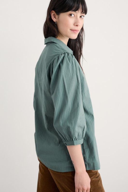 hoffe cottage bio-baumwolle bluse