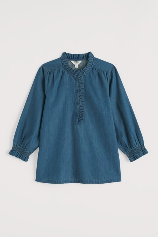 federstern-chambray top