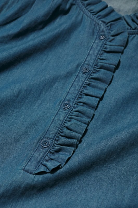 federstern-chambray top