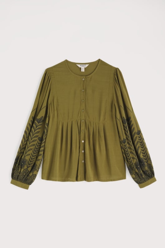 high-woods-blouson sleeve shirt