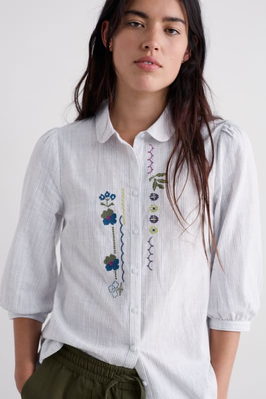 hoffe cottage bestickte bluse