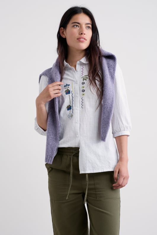 hoffe cottage bestickte bluse
