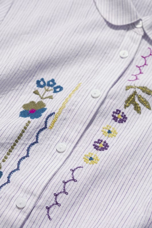 hoffe cottage bestickte bluse