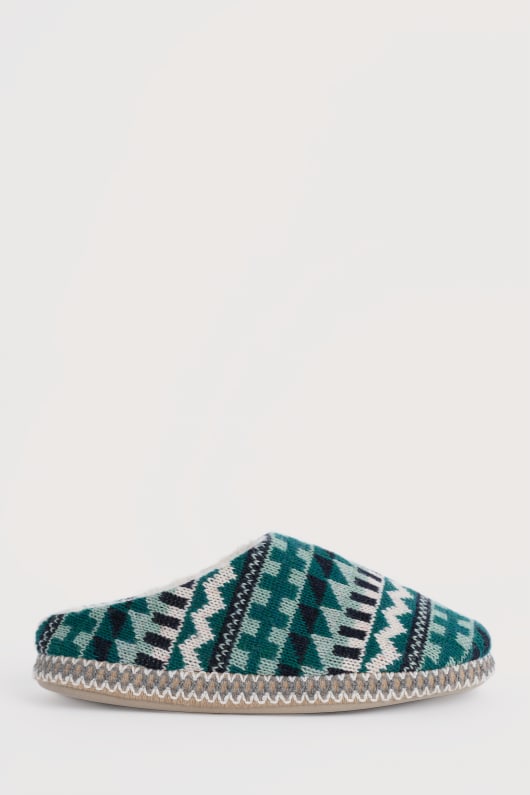 starry eyed fair isle slipper