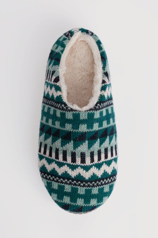 starry eyed fair isle slipper