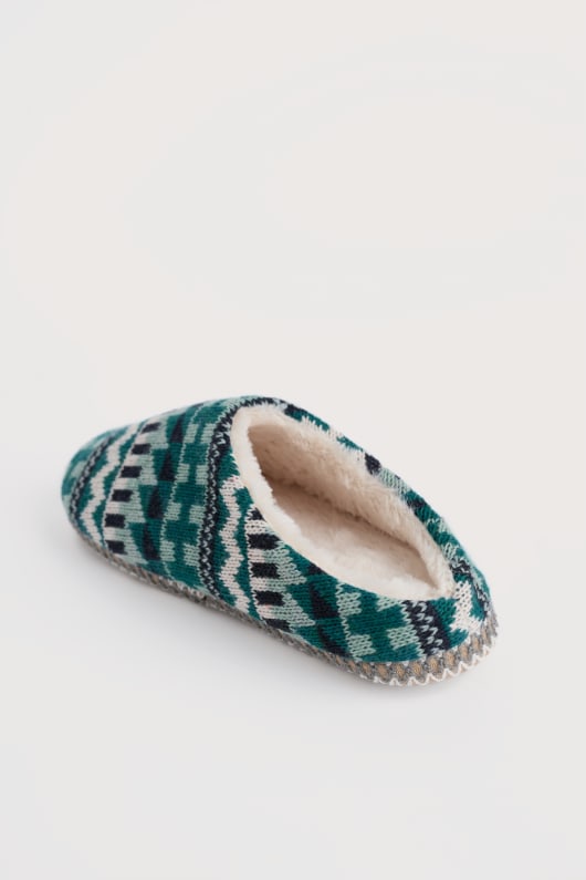 starry eyed fair isle slipper