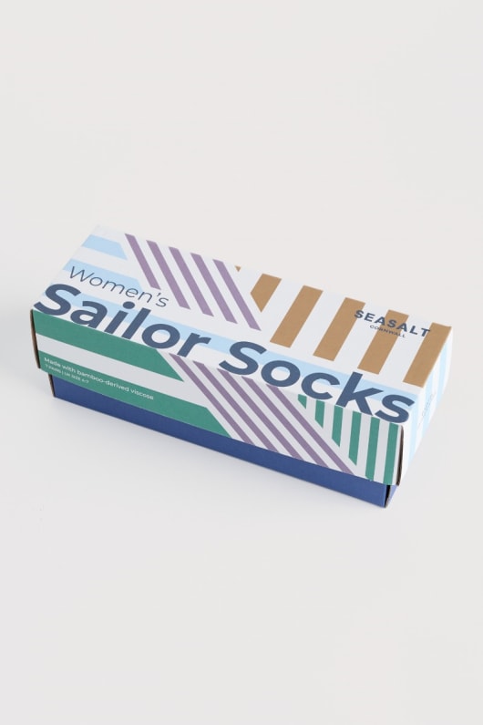 geschenk-box von 7 frauen matrosen socken