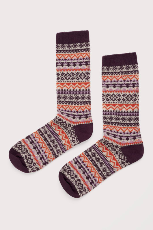 fair-isle-bloomin gute socken