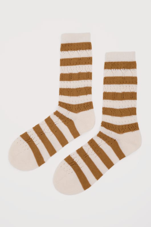 damen pointelle-socken mit bio-baumwolle