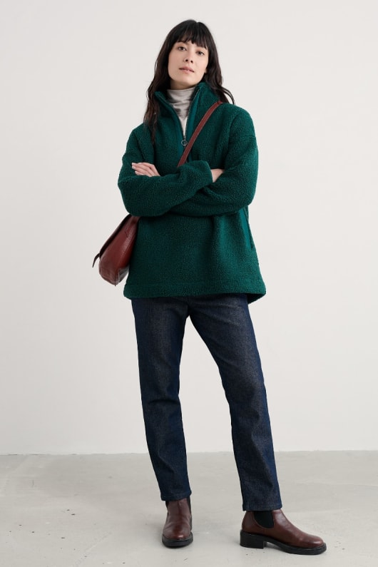 barnaloft quarter zip fleece