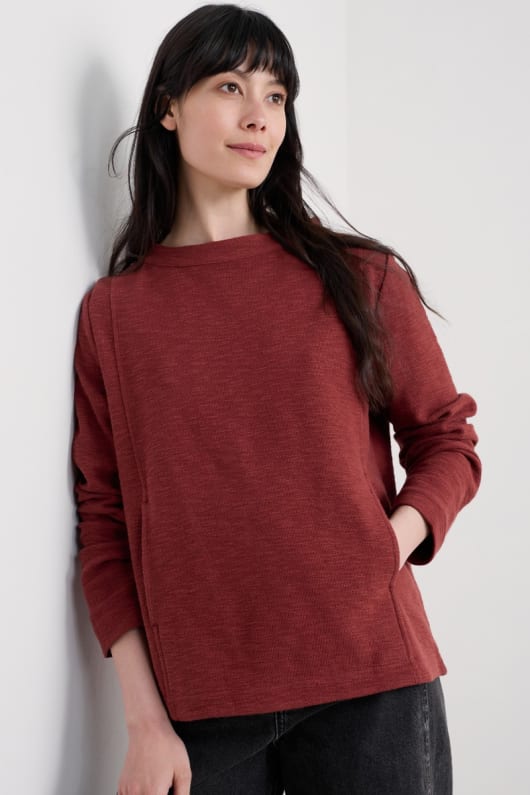 topshell bio-baumwolle sweatshirt