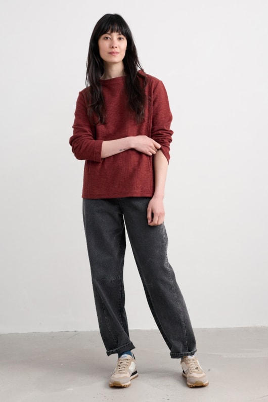 topshell bio-baumwolle sweatshirt