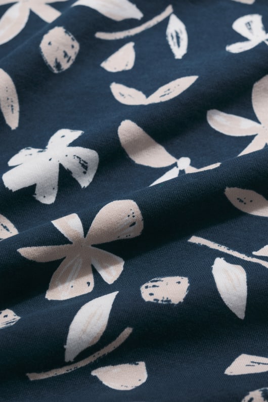 helle welle gedruckt bio-baumwolle sweatshirt