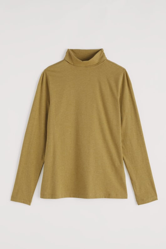 landing roll neck top in gots-zertifizierte bio-baumwolle