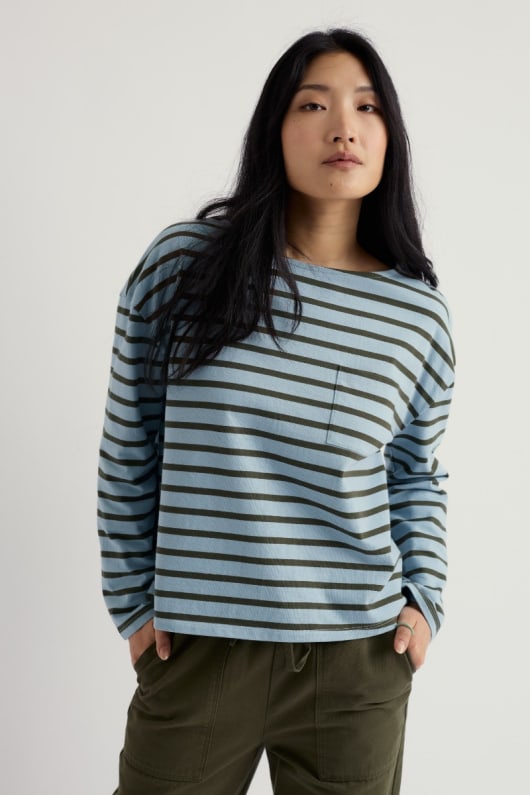 strand boot bio-baumwolle jersey top