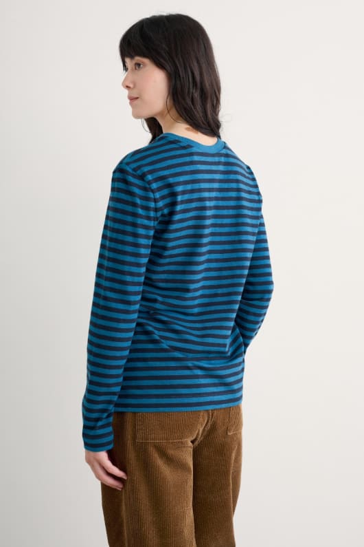 mehrjährige striped top in gots-zertifizierte bio-baumwolle