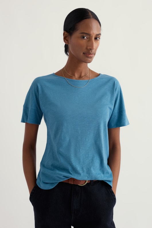 bryher view t-shirt in gots-zertifizierte bio-baumwolle