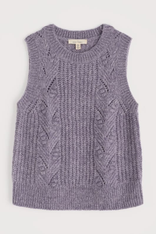 sand thistle mohair-blend vest