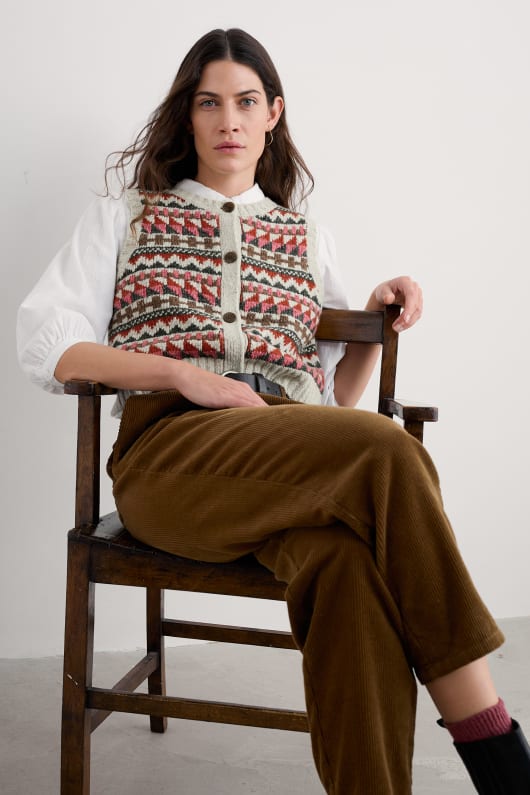 dawson pick-fair isle vest