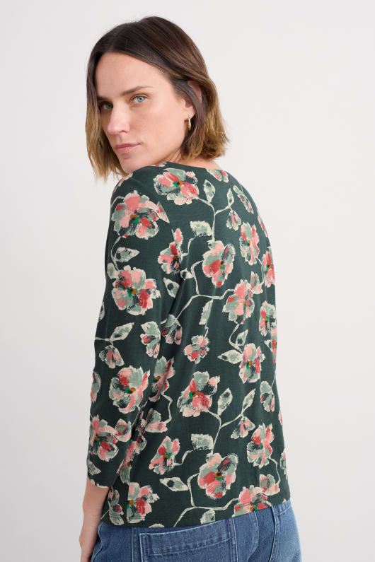 studio glas 34 sleeve top