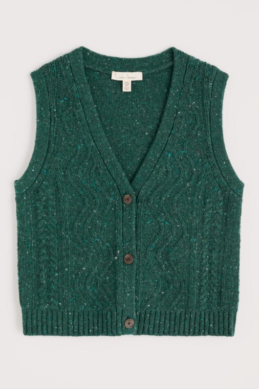 pendouer v-hals button-up-gestrickte weste