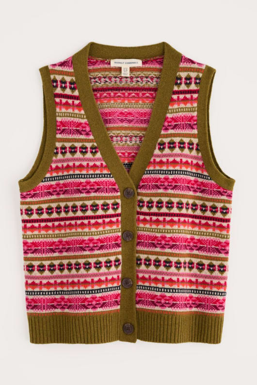 percella cove merino wolle weste weste