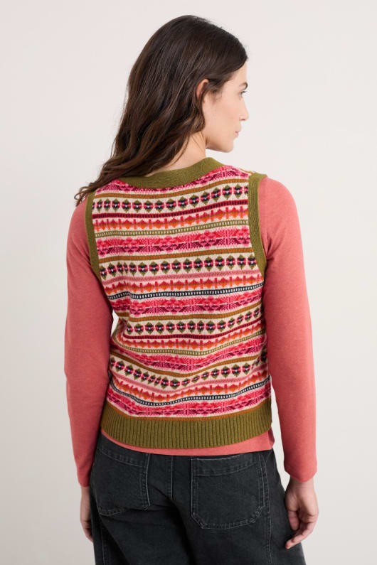 percella cove merino wolle weste weste