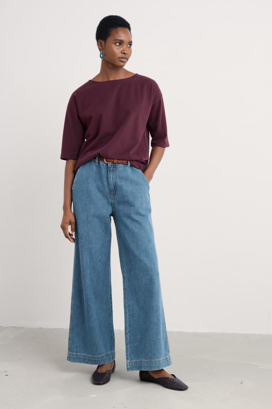 gwennap jersey top in gots-zertifizierte bio-baumwolle