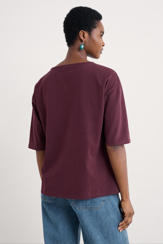 gwennap jersey top in gots-zertifizierte bio-baumwolle