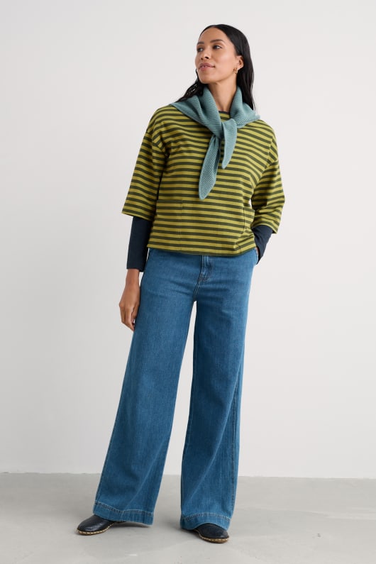 buryan boat neck top