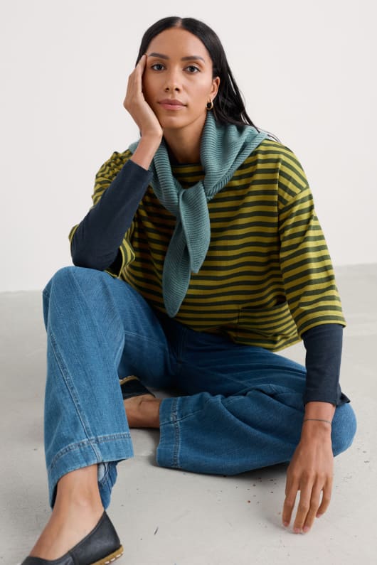 buryan boat neck top